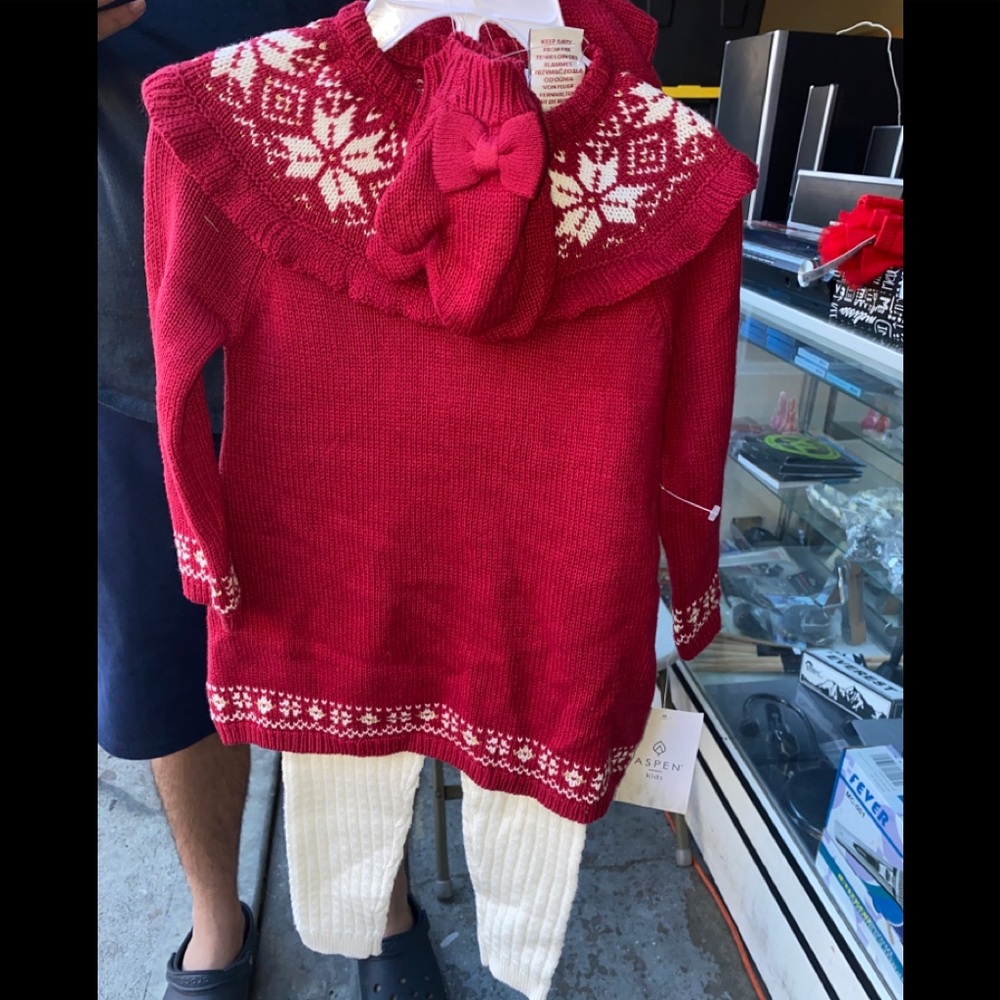 Aspen kids Christmas dress